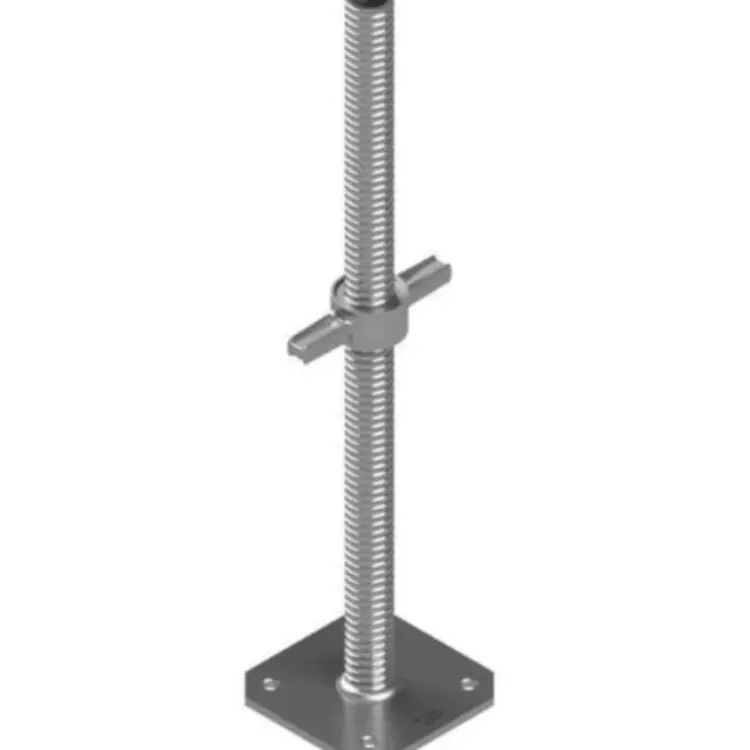 Bridge engineering special adjustable scaffold base 1000kg bearing anti-settlement